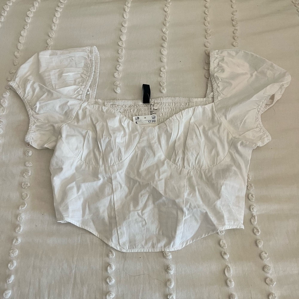 NWT forever 21 corset style top